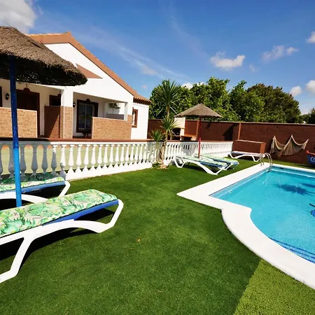 Villa Chalet Con Piscina Y Jacuzzi Compartido En Conil De La Frontera, Ideal Para Familias - Es-180-88 Conil De La Frontera